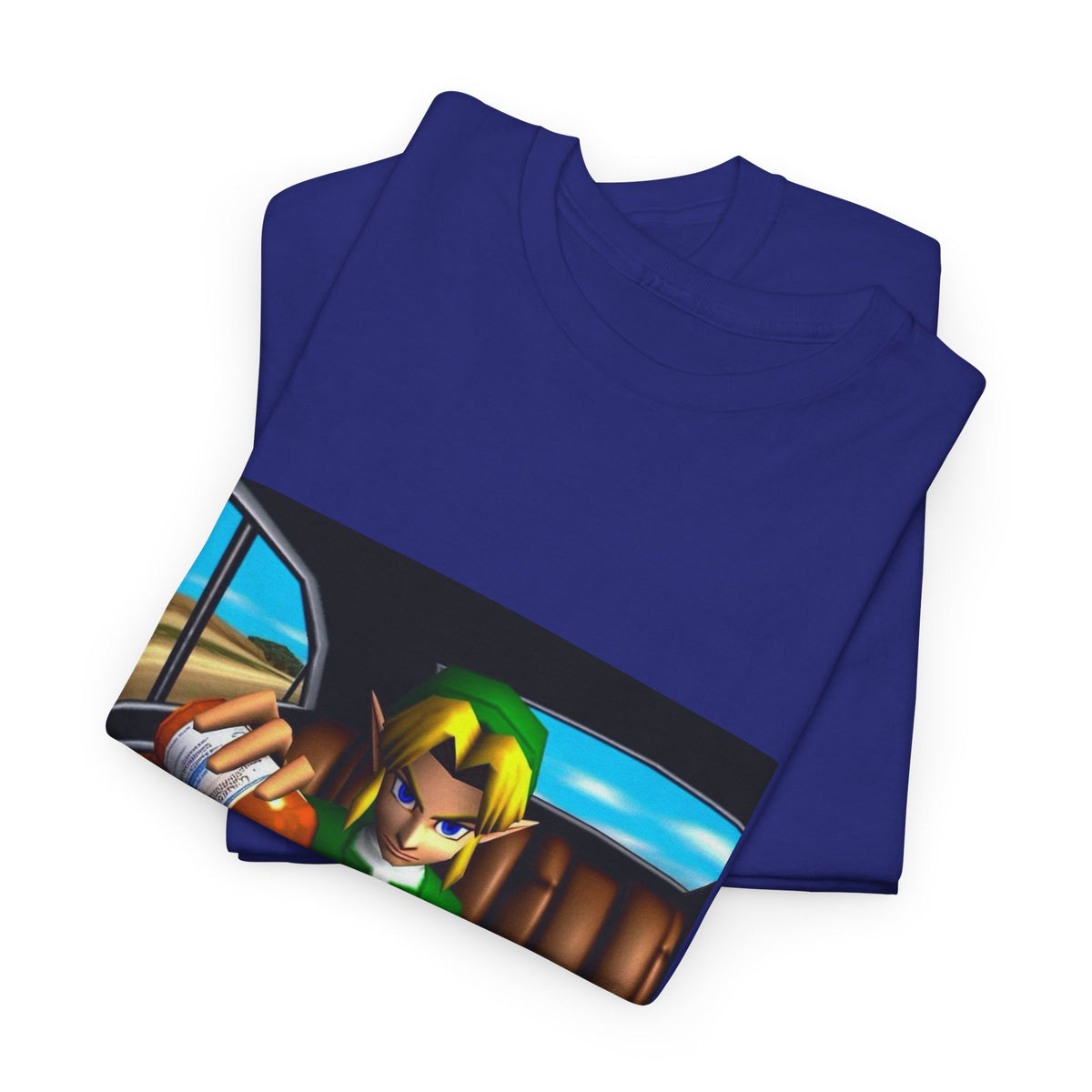 N64 Link Pouring Purple Lean Tee