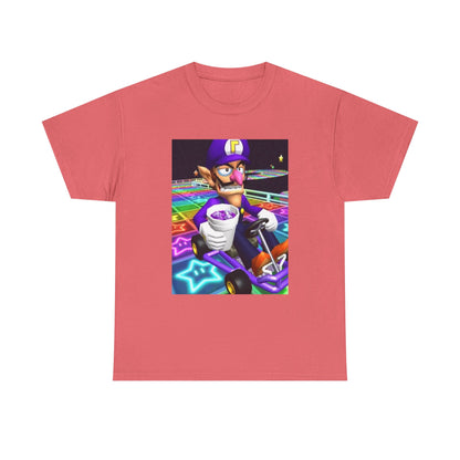 Waluigi Sipping Lean On Rainbow Road Tee (Design 4)