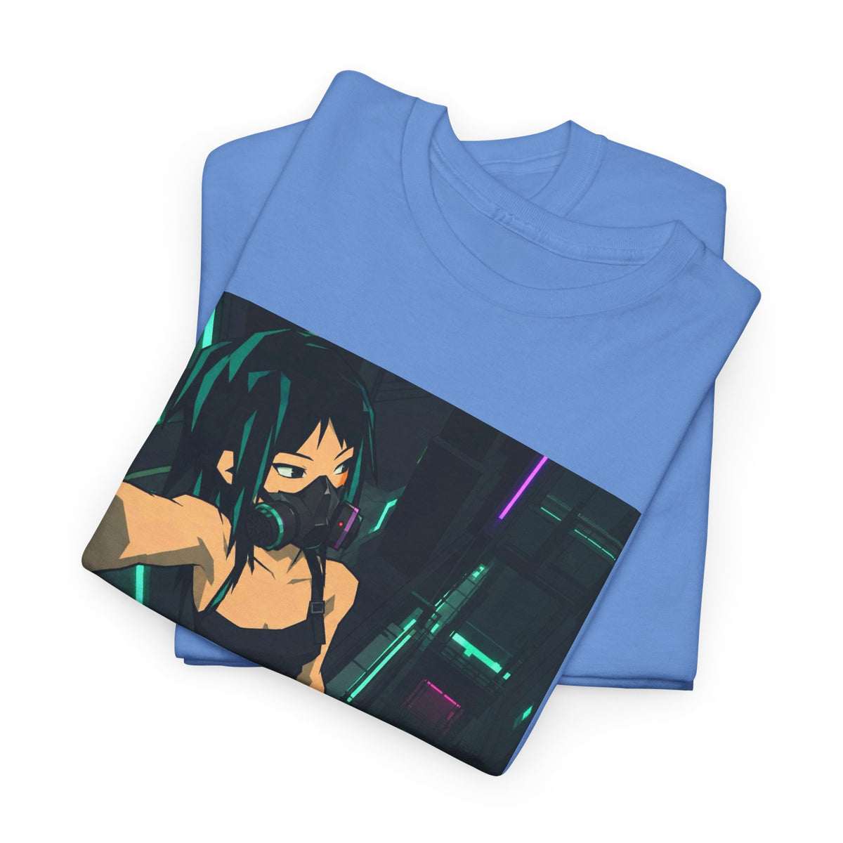 Green Horizon Blur Graphic Tee