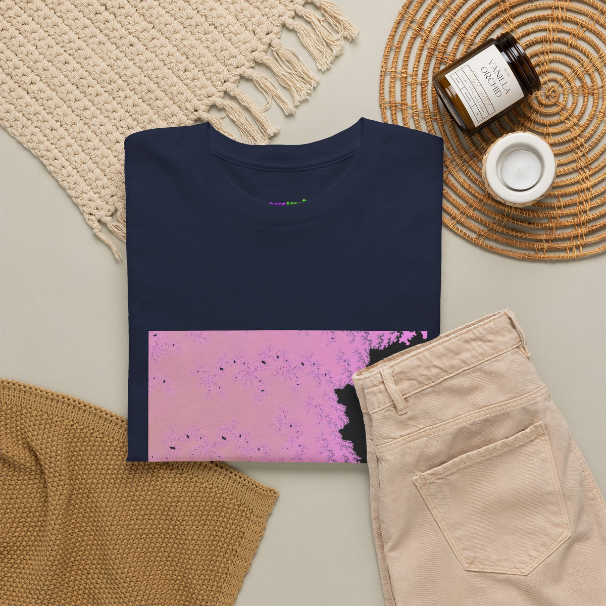 Infinity Loop With Cannabis Leaves Tee