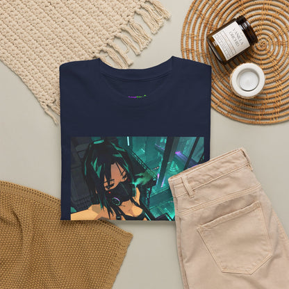Midnight Ember Leaf Graphic Tee
