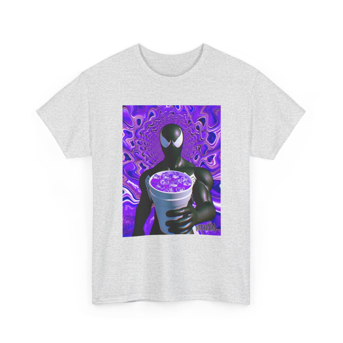 Venom Spider-Man Holding Purple Double Cup