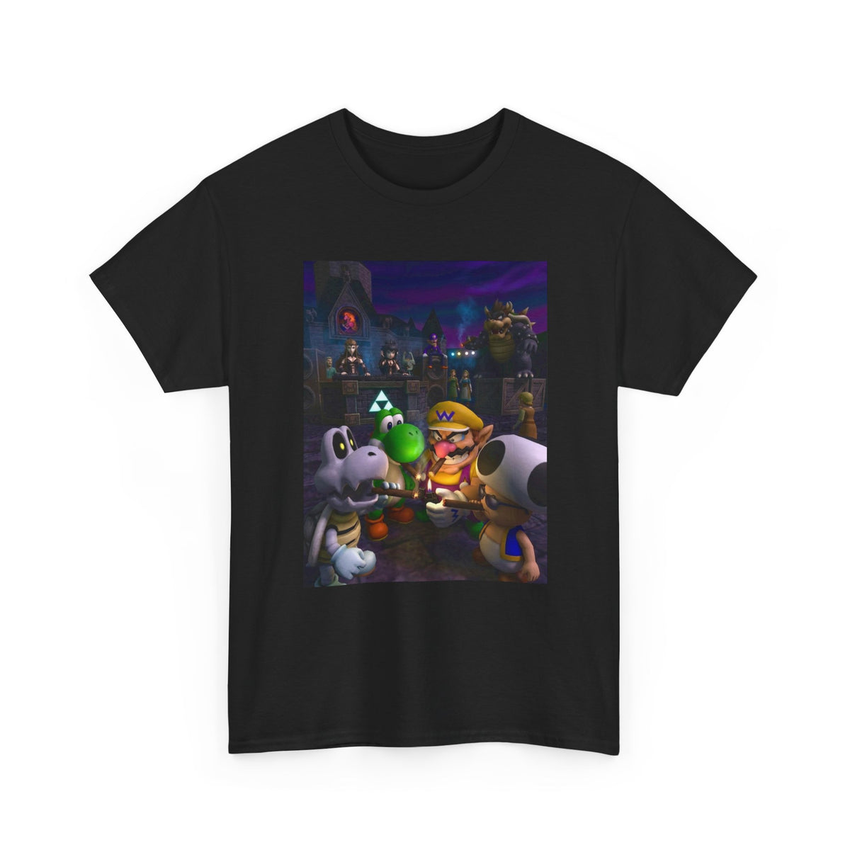 Wario, Yoshi, Toad, Dry Bones Lit Up Tee
