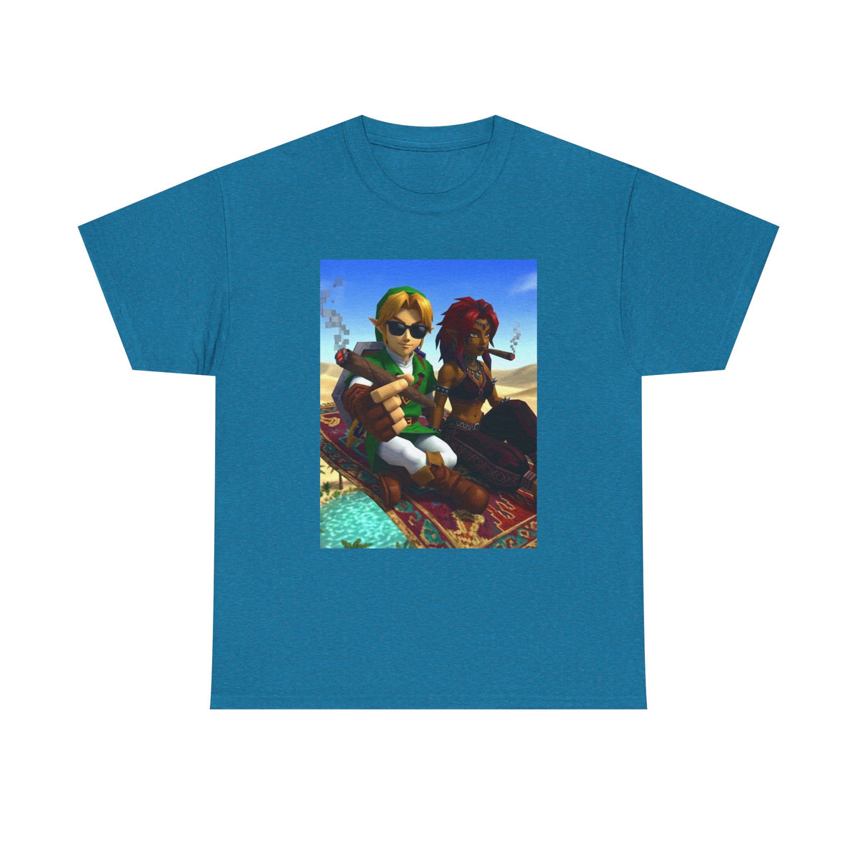 Link and Urbosa Hotbox Magic Carpet Tee