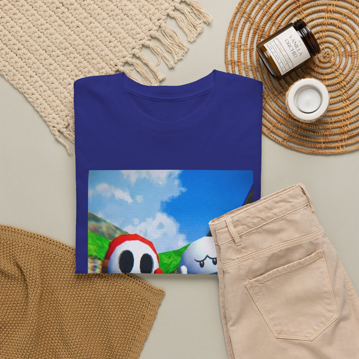 Shy Guy And Boo Flipping Off Tee
