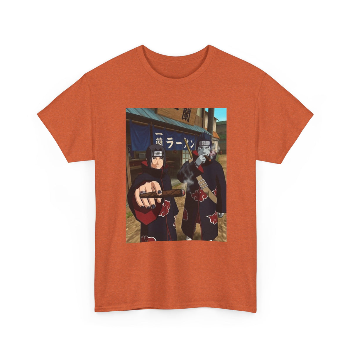 Itachi And Kisame Smoking Akatsuki Tee