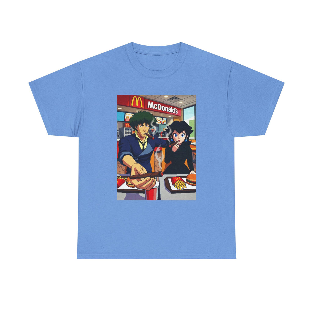 Spike and Bowsette Fast Food Smoke Session Tee