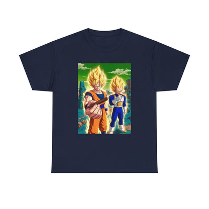 Goku and Vegeta Powering Up With Blunts