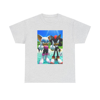 Rouge And Shadow Flipping The Bird Tee (Design 4)