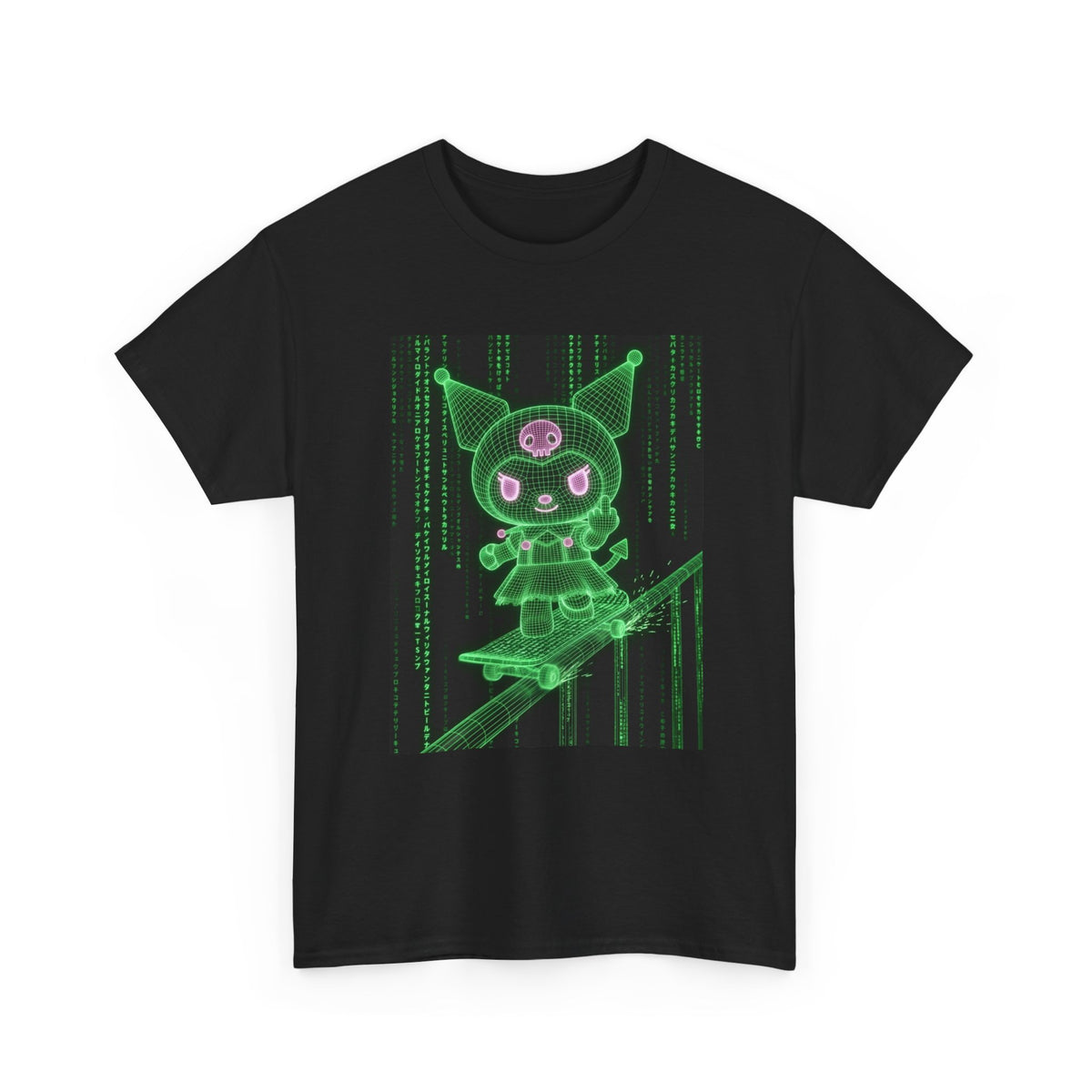 Cyberpunk Kuromi Skater Matrix Tee