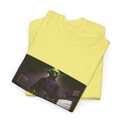 Yoda In Y2K Drip Standing Confidently