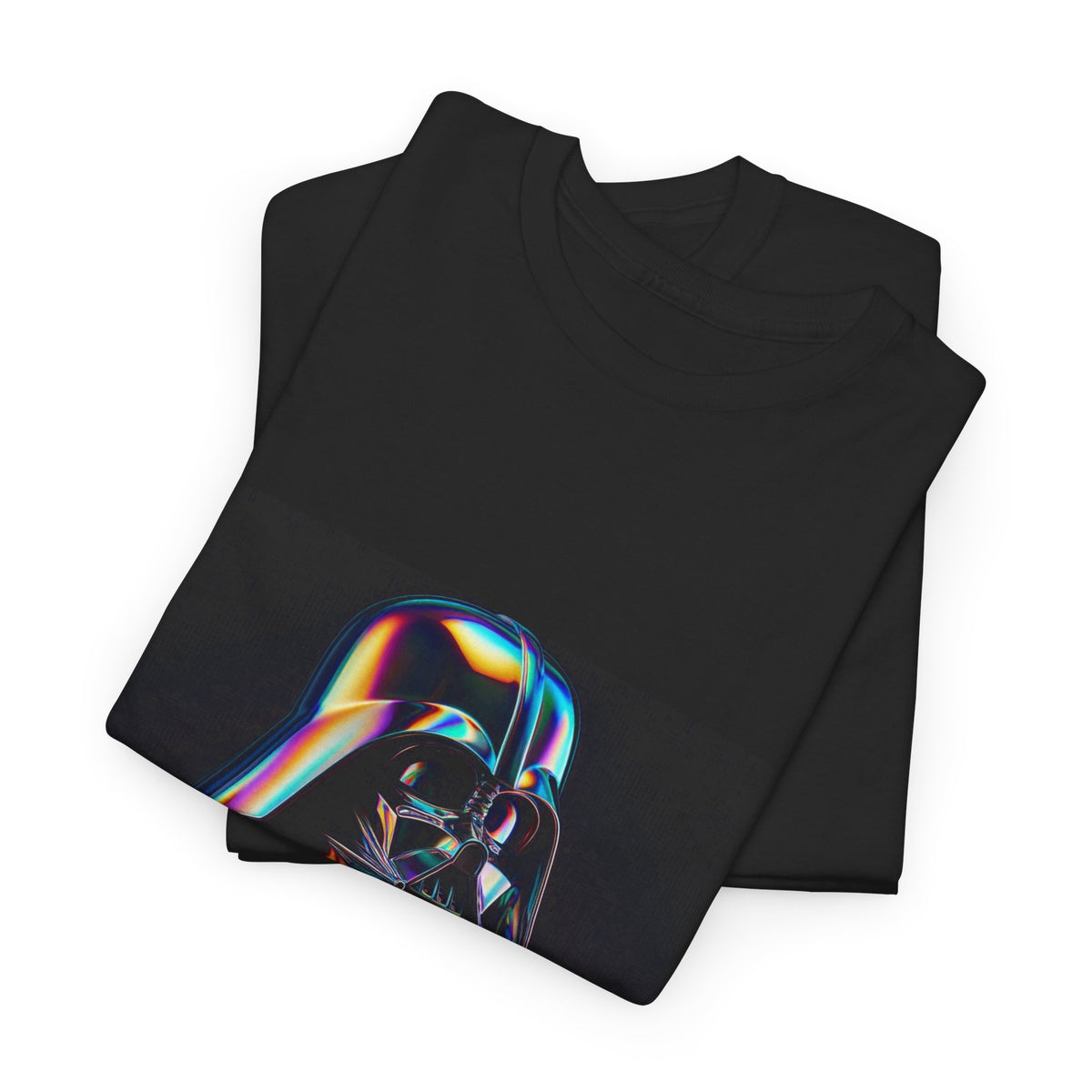 Holographic Dark Lord Vaporwave Icon Tee