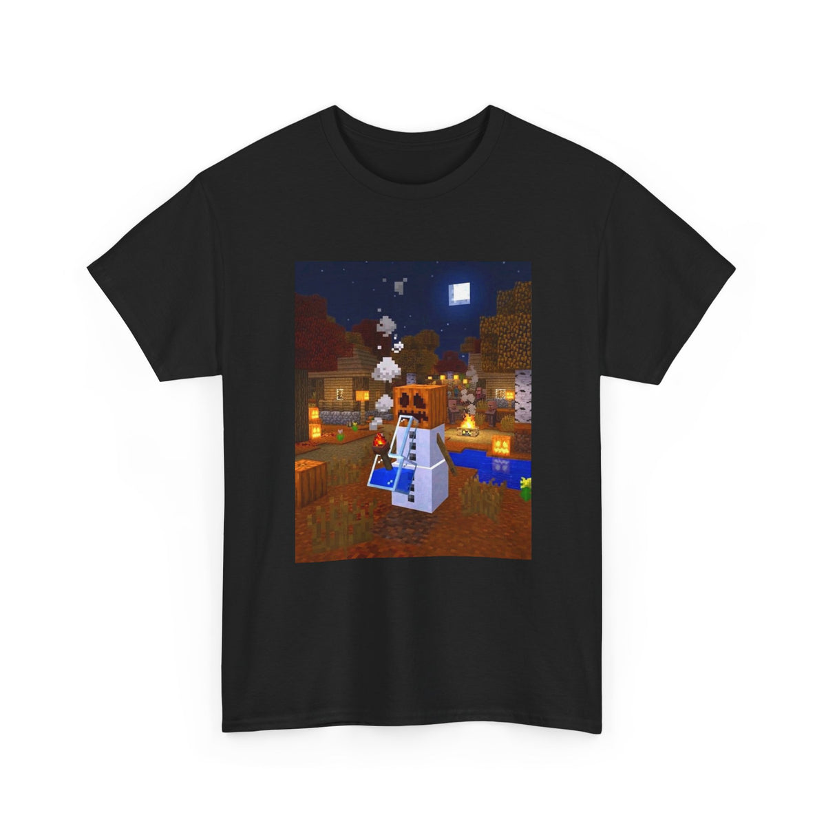 Pumpkin Snow Golem Hitting The Bong Tee