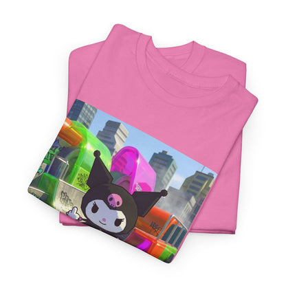 Skater Kuromi Giving The Finger Tee