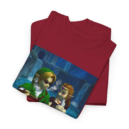 Link And Zelda Chillin' By The Water