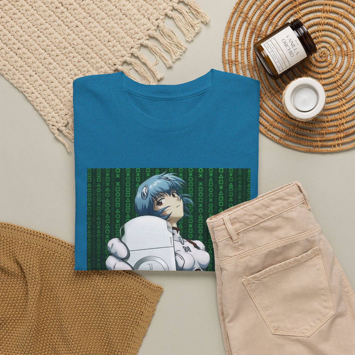 Rei Ayanami With PSP Matrix Tee