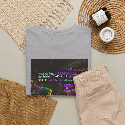 Waluigi Sells Purple Potions To Link