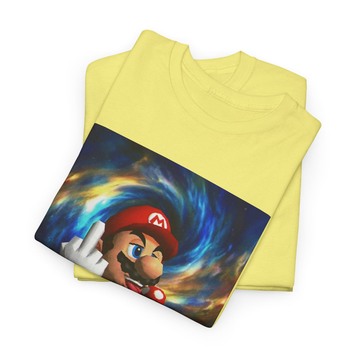 Mario Showing Middle Finger With Mushroom
