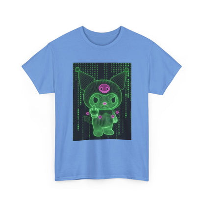 Wireframe Kuromi Flipping The Bird Tee