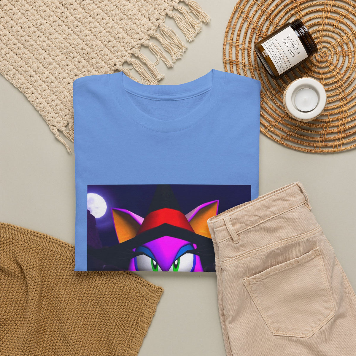 Witchy Sonic Character Giving Middle Finger