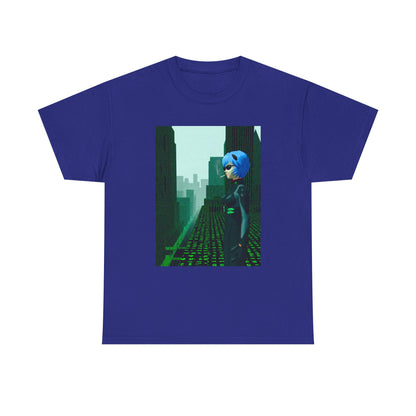 Neon Genesis Smoking Anime Girl Matrix Tee