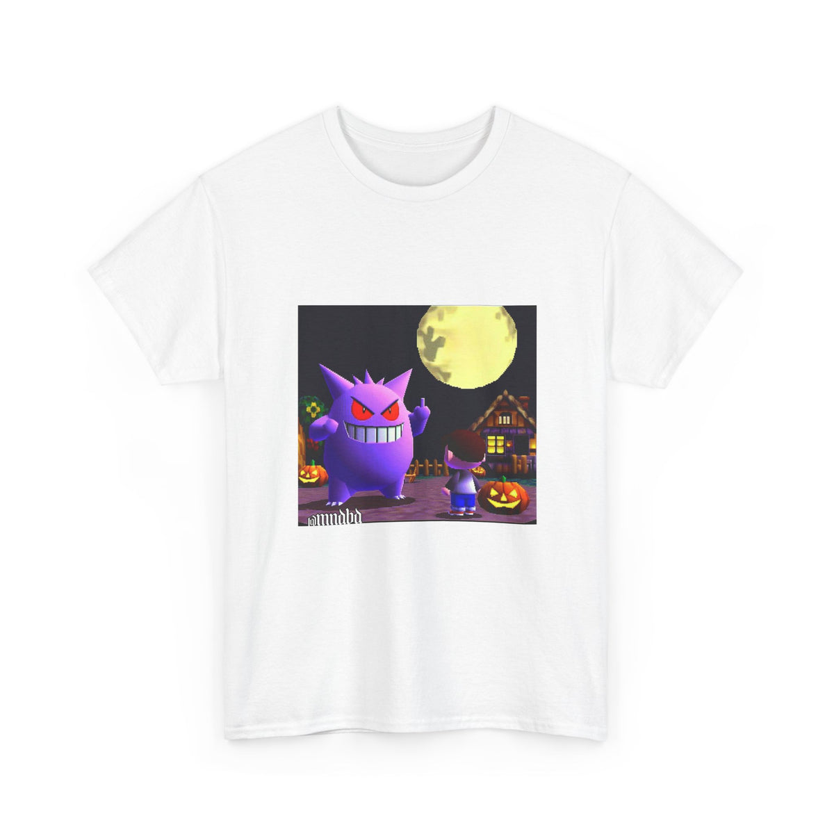 Gengar Flipping Off Villager At Night