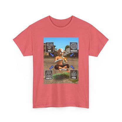 Avatar Character Floating While Smoking Bong Tee