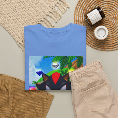 Shadow The Hedgehog Flipping The Bird Tee