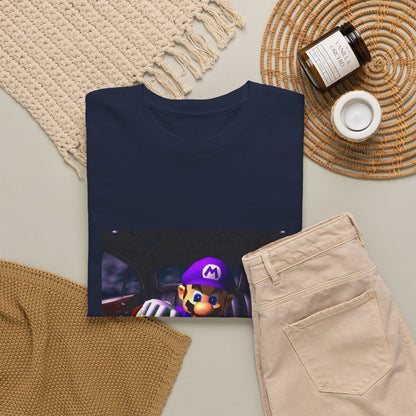 Waluigi Pouring Purple Drank In Limo Tee