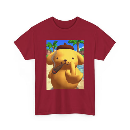 Pompompurin Smoking Blunt & Flipping Off