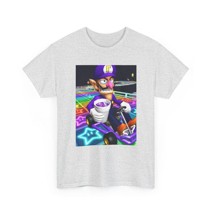 Waluigi Sipping Lean On Rainbow Road Tee (Design 4)