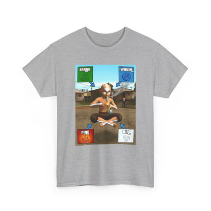 Aang Bending Smoke Elements Tee