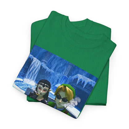 Goth Zora And Link Chilling Icy Plateau