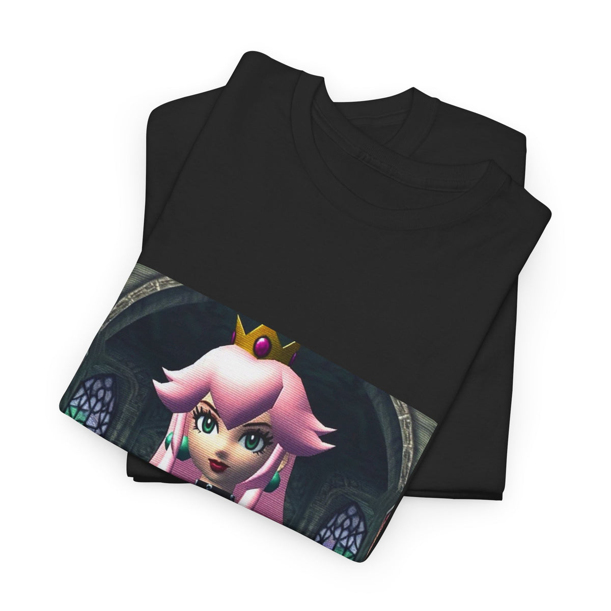 Goth Princess Peach In The Castle Tee