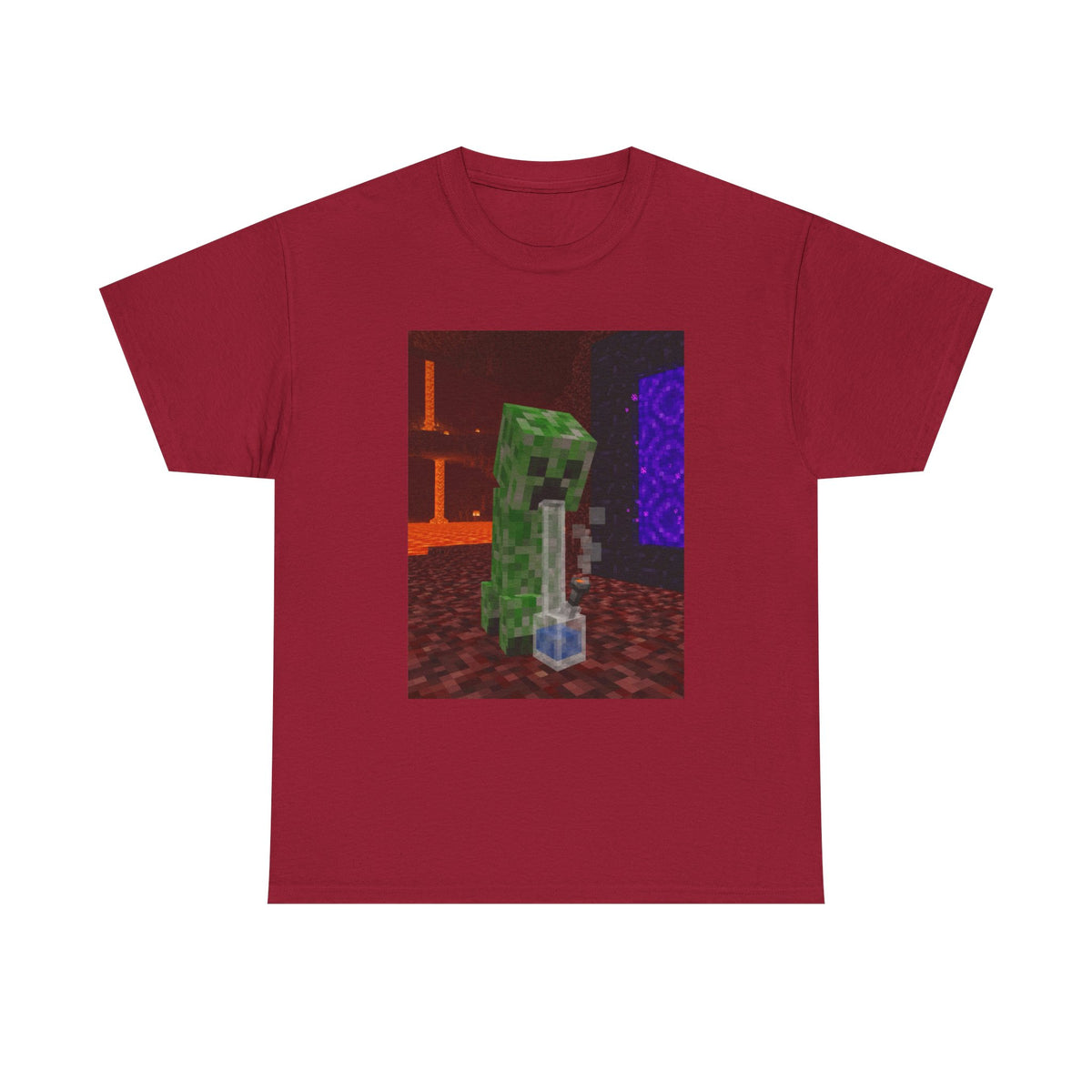 Creeper Hits The Bong In The Nether