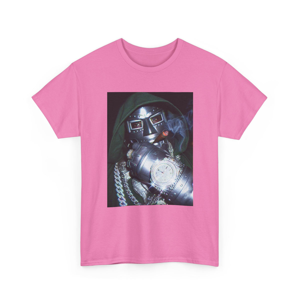 Villainous Rapper Smoking Diamond Bling Tee