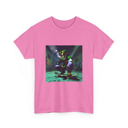 Skater Link Smoking In Dark Alley Tee