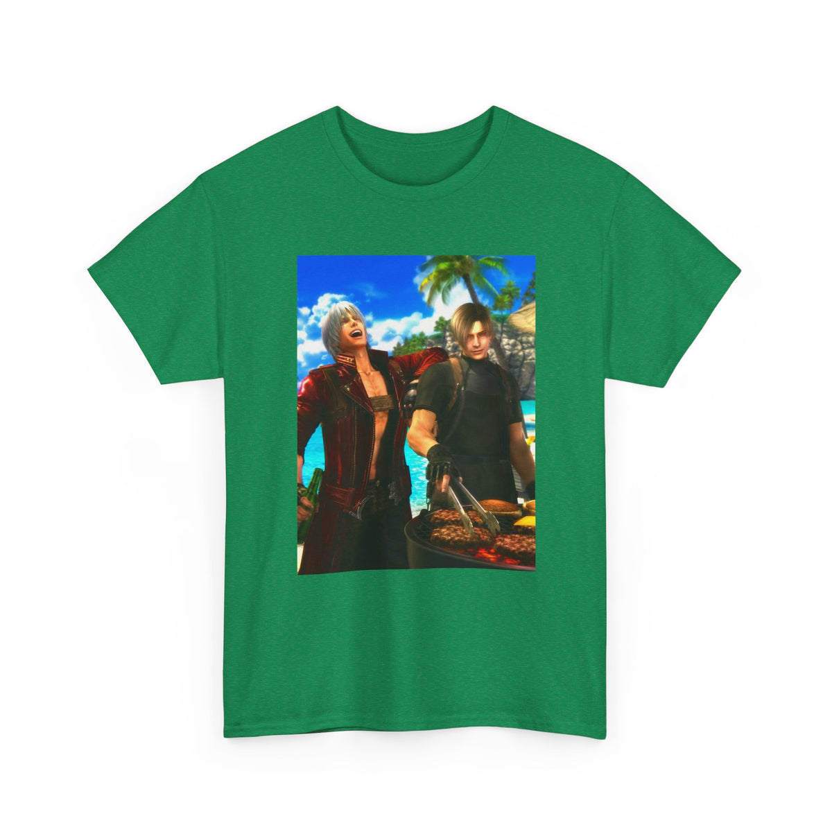 Dante and Leon Grilling on the Beach Tee