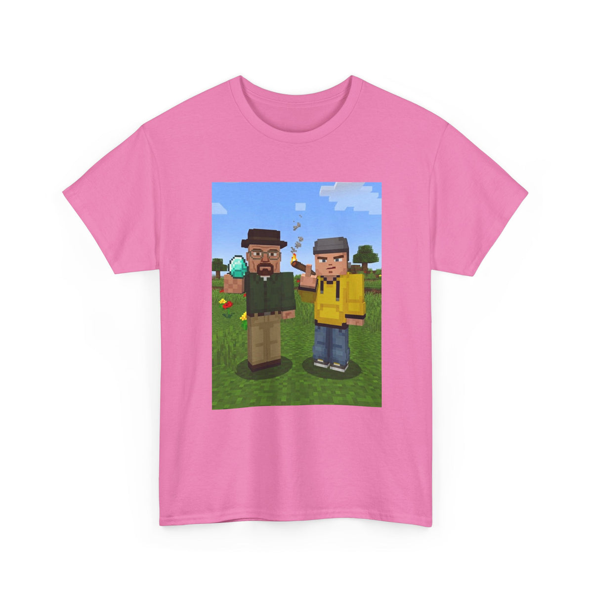 Blocky Chemist And Apprentice Smoking