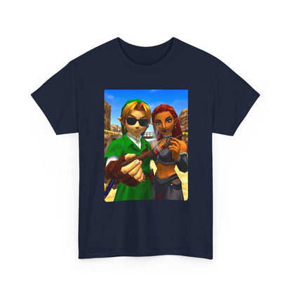 Link And Gerudo Blazing Out West Tee