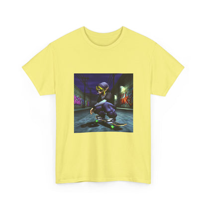 Edgy Link Skater Smoking Alley Tee