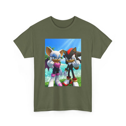 Rouge And Shadow Flipping The Bird Tee (Design 3)