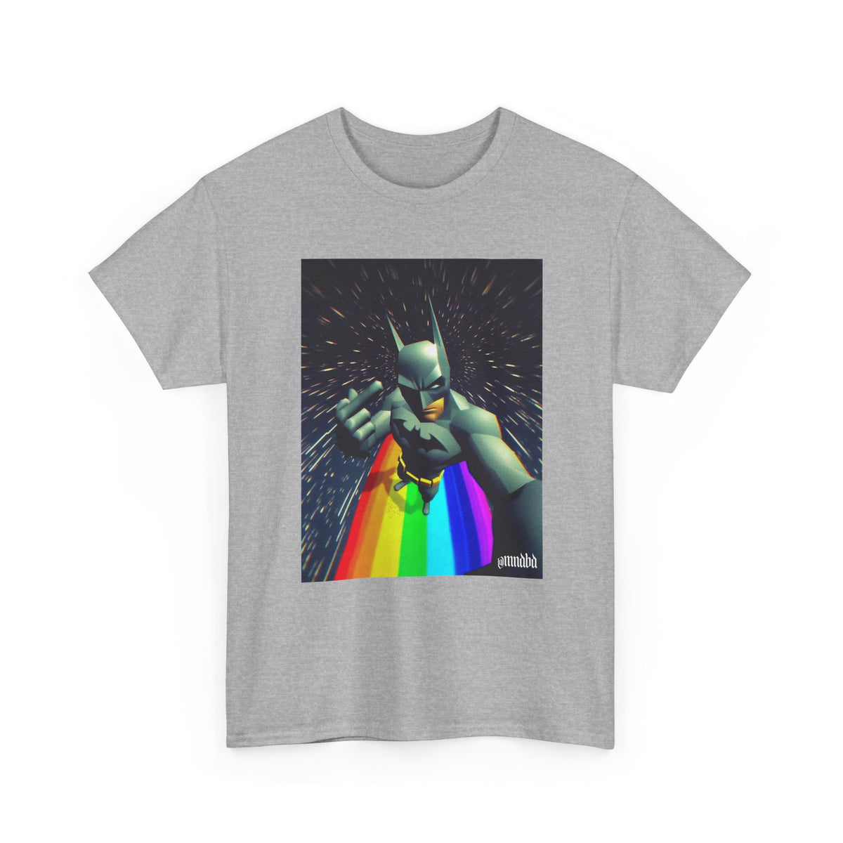Batman Giving Finger On Rainbow Cape