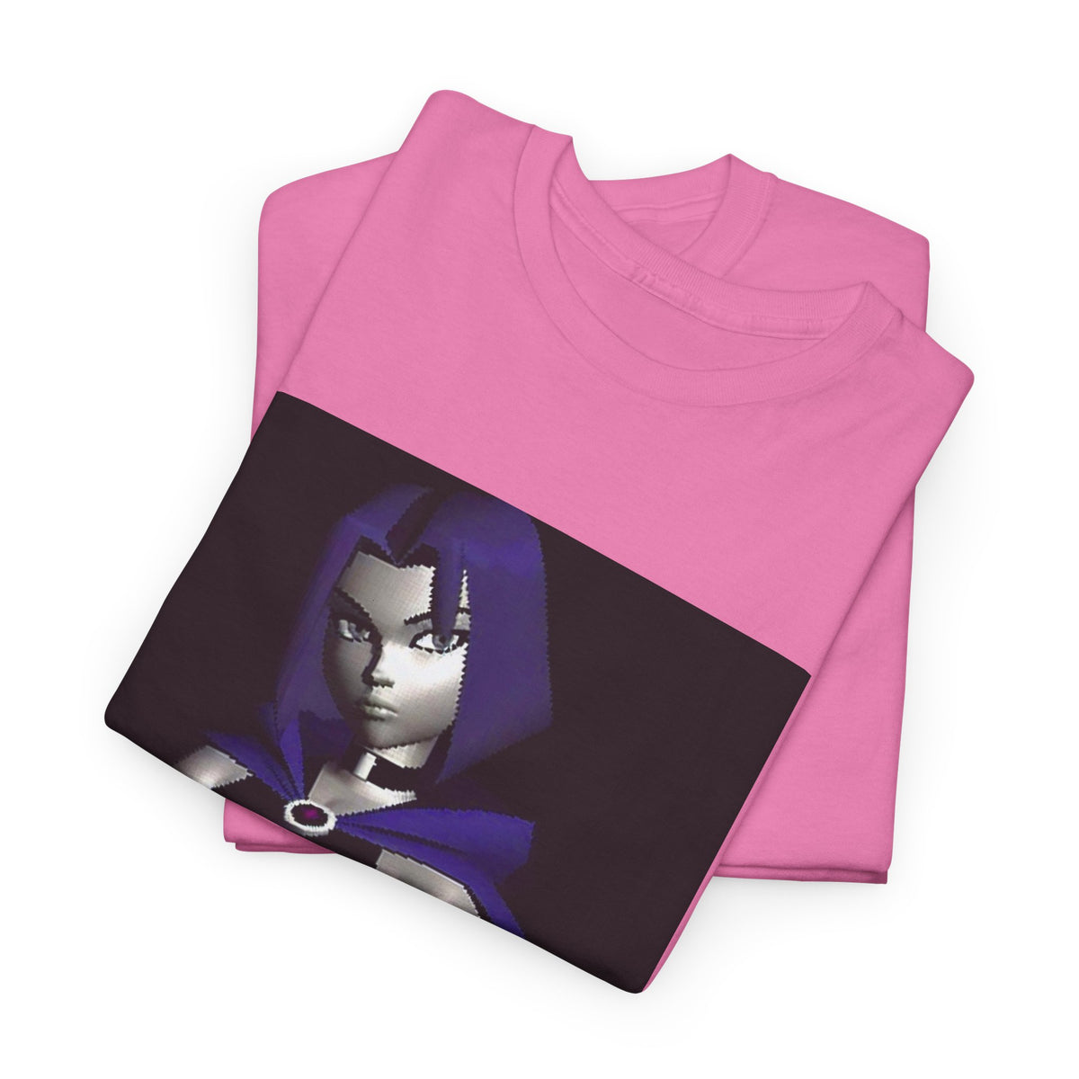 Pixelated Raven Standing Arms Crossed Tee
