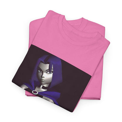 Pixelated Raven Standing Arms Crossed Tee