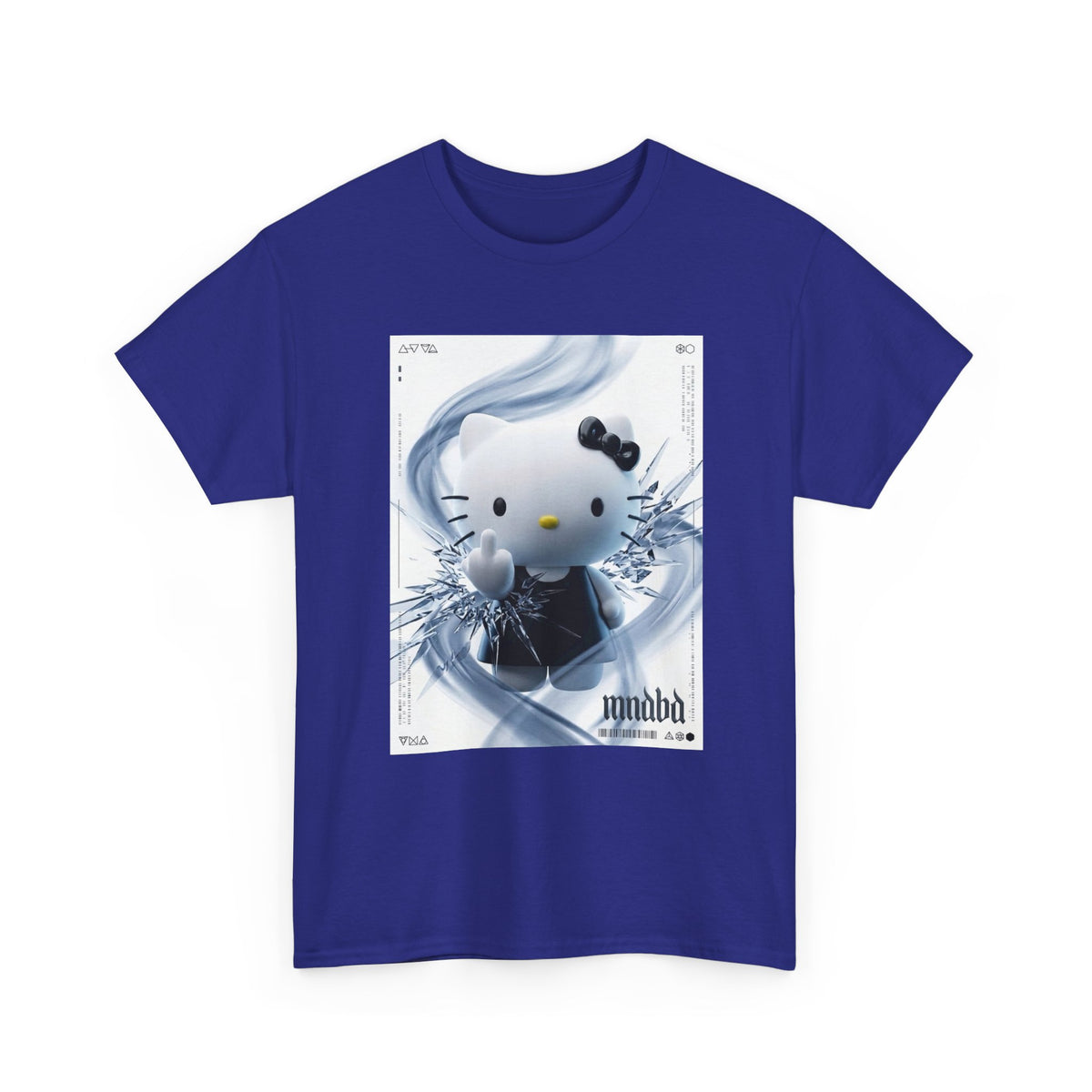 Cute Kitty Flipping The Bird Tee