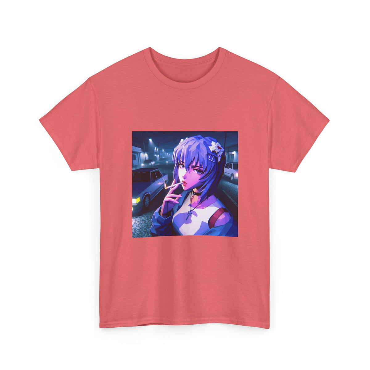 Rei Ayanami Riding GTA Streets Tee