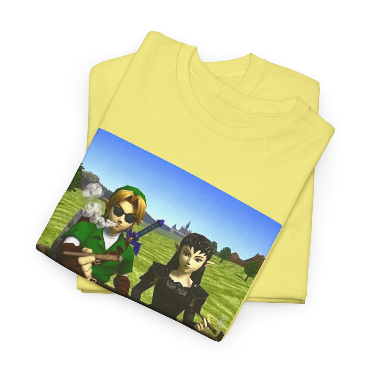 Link And Dark Zelda Smoking Blunts (Design 1)