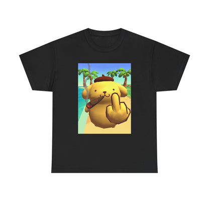 Pompompurin Smoking And Flipping The Bird