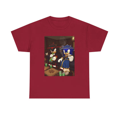 Shadow and Sonic Smoking Chill Tee